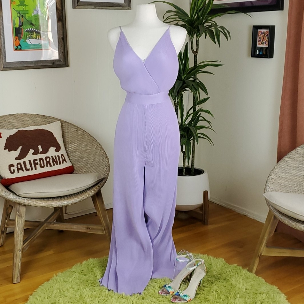 ASTR lilac jumpsuit sz XL